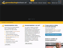 Tablet Screenshot of gereedschapbeheer.nl